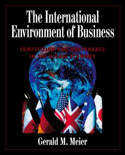 The International Environment of Business: Competition and Governance in the Global Economy