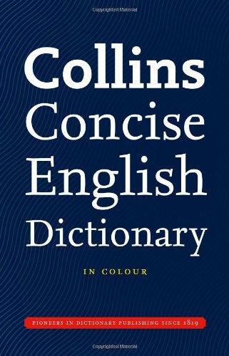 Collins Concise English Dictionary