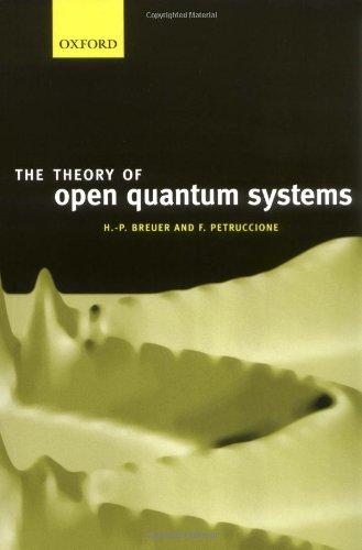 The Theory of Open Quantum Systems 