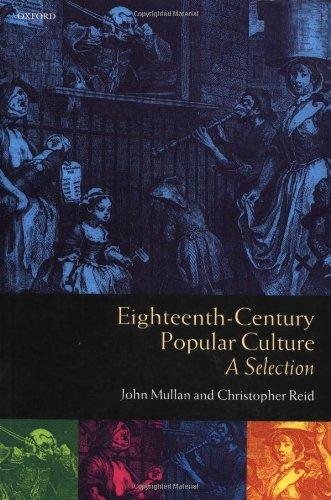 Eighteenth-Century Popular Culture: A Selection