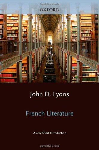 French Literature: A Very Short Introduction