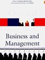 Dictionary Of Business And Management 4Ed.