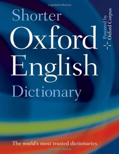 Shorter Oxford English Dictionary [Editor-In-Chief, Lesley Brown.] (French Edition)