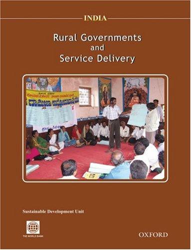 India: Rural Governments and Service Delivery 