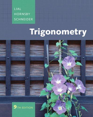 Trigonometry (9th Edition)