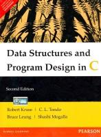 Data Structures and Program Design in C