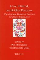 Love, Hatred, and Other Passions
