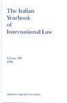 The Italian Yearbook of International Law, Volume 12 (2002)