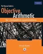 The Pearson Guide to Objective Arithmetic for Competitive Examinations