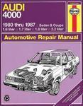 Haynes Audi 4000 Manual, No. 165: '80-'87