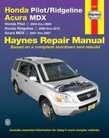 Honda Pilot/Ridgeline, Acura MDX: Honda Pilot 2003 Thru 2008, Honda Ridgeline 2006 Thru 2012, Acura MDX 2001 Thru 2007