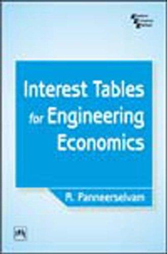 Interest Tables for Engineering Economics