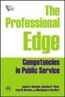 The Professional Edge: Competencies In Public Service