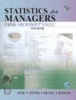 Statistics For Managers Using Microsoft Excel