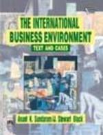 The International Business Environment, Text And Cases