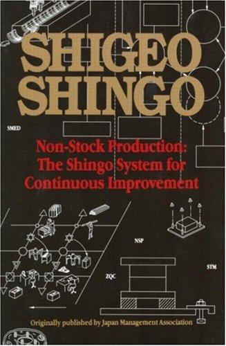 Non-stock Production: The Shingo System of Continuous Improvement 