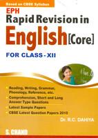 EPH Rapid Revision In English Core: Based On CBSE Syllabus (Class XII)
