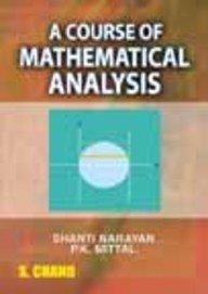 Course of Mathematical Analysis