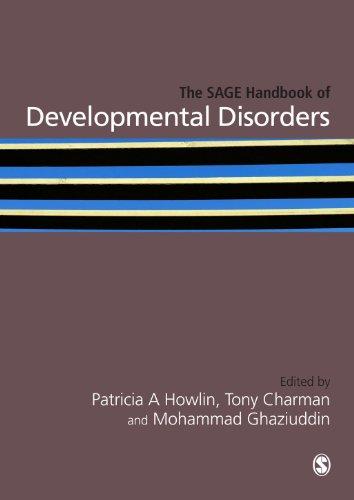 The Sage Handbook of Developmental Disorders