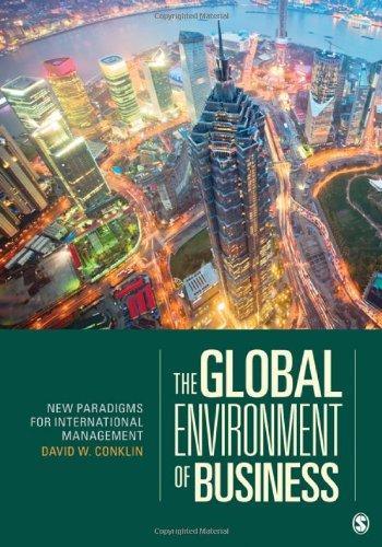 The Global Environment of Business: New Paradigms for International Management