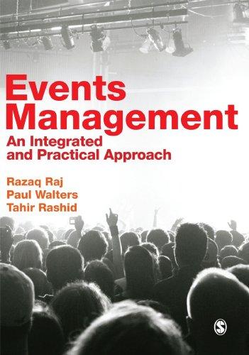 Events Management: An Integrated and Practical Approach