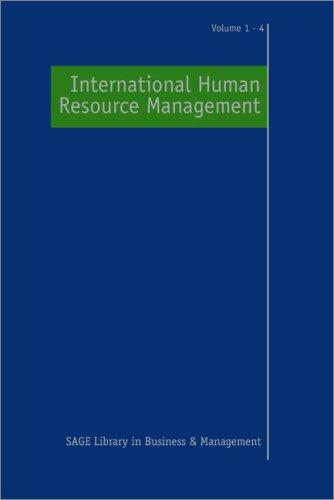 International Human Resource Management (SAGE Library in Business and Management) 