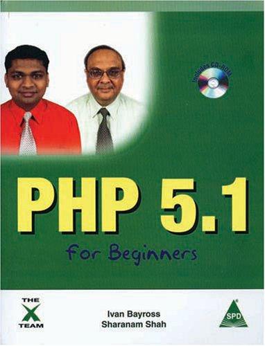 PHP 5.1 for Beginners (Book/CD-Rom) 