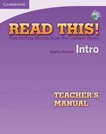 Read This! Intro Teachers Manual With Audio Cd