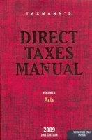 DIRECT TAXES MANUAL IN 3 VOLUMES, WITH CD