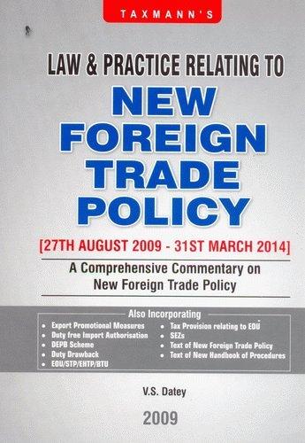 Law & Practice Relating To New Foreign Trade Policy