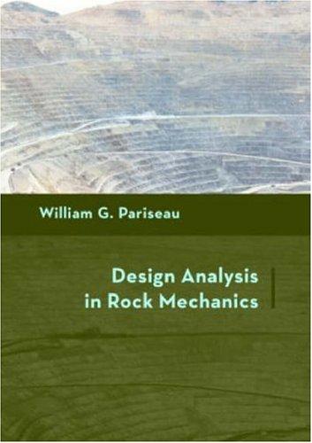 Design Analysis in Rock Mechanics 