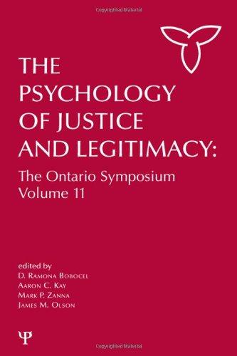 The Psychology of Justice and Legitimacy (Ontario Symposia on Personality and Social Psychology Series) 