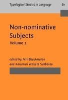 Non-nominative Subjects. Volume 2.