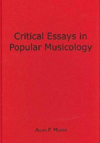 Critical Essays in Popular Musicology 