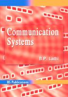 Communication Systems,1/e