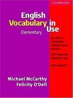 ENGLISH VOCABULARY IN USE:ELEMENTARY (WITH CD)