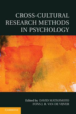 Cross-Cultural Research Methods in Psychology (Culture and Psychology)